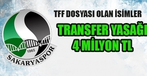 Transfer Yasağı Borcu 4 Milyon