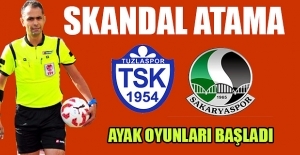 TUZLASPOR-SAKARYASPOR MAÇINA SKANDAL ATAMA