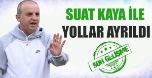 Sakaryaspor'da Suat Kaya ile yollar ayrıldı