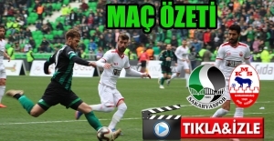 Sakaryaspor-Kahramanmaraşspor maç özeti