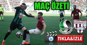 Sakaryaspor-Bandırmaspor maç özeti