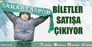 Sakaryaspor-Kırşehir Bel maçı biletleri satışa çıkıyor