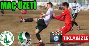 Sivas Belediyespor-Sakaryaspor maç özeti