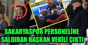 Yumruk atan kişi başkan vekili çıktı