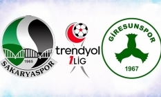 Sakaryaspor'un konuğu Giresunspor