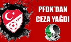 PFDK'dan Sakaryaspor'a ceza yağdı
