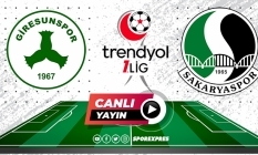 Giresunspor-Sakaryaspor maçı canlı yayınlanacak mı ?