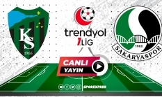 Kocaelispor - Sakaryaspor maçı hangi kanalda?