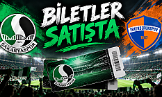 Sakaryaspor İskenderunspor maçı biletleri satışta