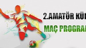 2.Amatör Küme'de 1.Hafta programı 
