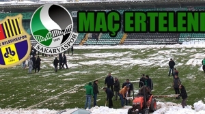 Derincespor-Sakaryaspor maçı ertelendi