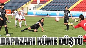 Adapazarıspor Küme Düştü