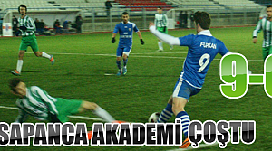 Alaağaçspor-Sapanca Akademi:0-9