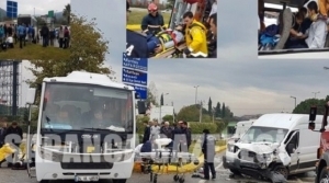 Atletizmciler Sapanca'da kaza geçirdi