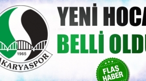 Sakaryaspor'un yeni teknik direktörü belli oldu.
