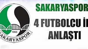 Sakaryaspor 4 futbolcu ile anlaştı.