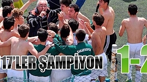 Sakaryaspor U17 Grup şampiyonu