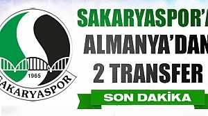 Sakaryaspor'a Almanya'dan 2 transfer