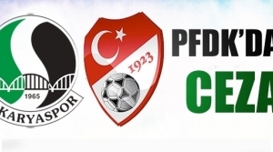 Sakaryaspor'a PFDK'dan ceza