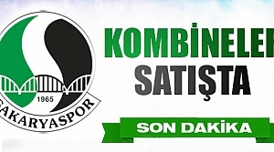 Sakaryaspor'da kombineler satışta