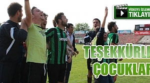 Sakaryaspor'da ligde kalma sevinci