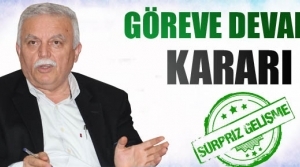 Selahattin Aydın'dan göreve devam kararı !