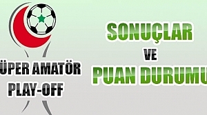 Süper Amatör Play-off 4.hafta sonuçları