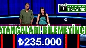 Tatangalar yüzünden 235 BİN TL kaybettiler