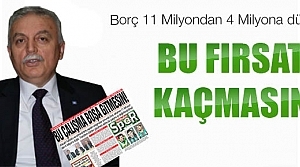 Transfer borcu 11 Milyon'dan 4 Milyon'a düştü