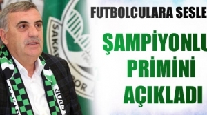 Zeki Toçoğlu'ndan futbolculara açık çek