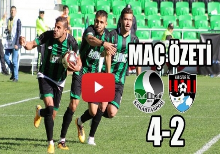 Sakaryaspor-Vanspor maç özeti