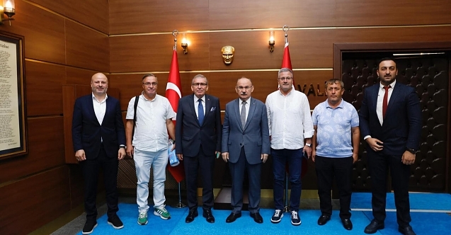 Tertip komitesinden , Vali Karadeniz'e ziyaret