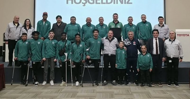 Ampute takımından ziyaret