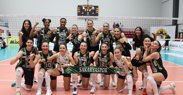 Sakarya Voleybol, Antalya'da fırtına gibi esti