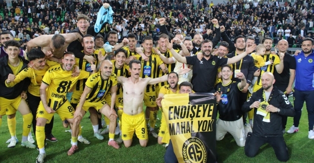 As Akyazıspor BAL'a yükseldi.